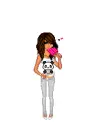 Girl eating lollipop;)