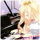 girl and piano