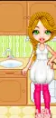 doll in the kitchen