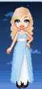 doll with blue  dress