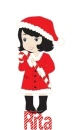 Candy Cane Girl With The Name Rita
