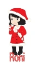 Girl with A Candy cane With Roni
