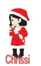 Girl with A Candy cane With Chrissi