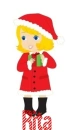 Girl with A Candy cane With Rita