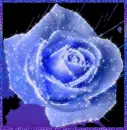 Glitter Blue Rose