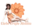 Woman sittings on flowers