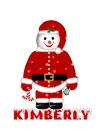 Santa Snow Man With Kimberly