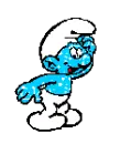 puffo glitterato