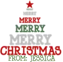 merry christmas from jessica