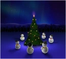 Snowmen - Winter - Background