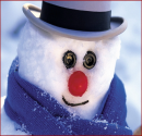 Snowman - Hat - Background