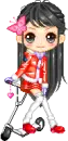 cute girl red