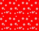 Red With Snow Flakes