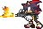 Shadow the hedgehog with an smg