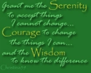Serenity prayer