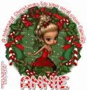 Wishing you a blessed xmas.Annie