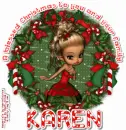 Wishing you a blessed xmas.karen