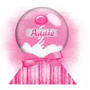 Pink Snow Globe-Annie