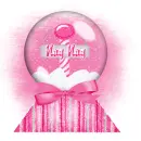Pink Snow Globe-Nay Nay