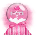 Pink Snow Globe-Chrissi