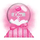 Pink Snow Globe-Elia
