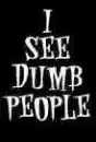 I see Dumb People