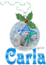 Christmas Bulb-Carla