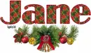 Christmas name-Jane
