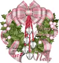 Merry Christmas wreath-Nelly
