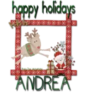 HAPPY HOLIDAYS ANDREA