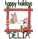 HAPPY HOLIDAYS DELIA