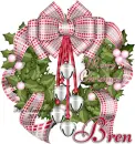Merry Christmas wreath-Bren