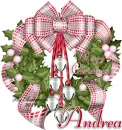 Merry Christmas wreath-Andrea