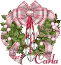 Merry Christmas wreath-Carla