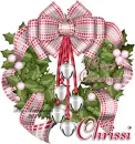 Merry Christmas wreath-Chrissi