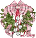 Merry Christmas wreath-Daisy