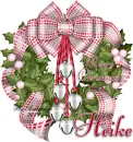 Merry Christmas wreath-Heike