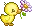 duck with flower
