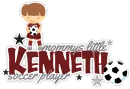 Kenneth: my little soccer player