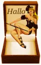 Woman on Label