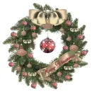 Merry Christmas Wreath