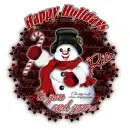 Happy Holidays Snowman
