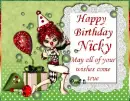 Happy Birthday - Nicky 