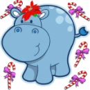 Christmas Hippo