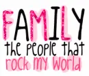 family the p eople that rock my world