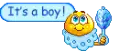 its a boy smiley