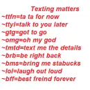 texting matters