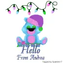 Cute Christmas Bear - Andrea