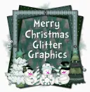 Merry Christmas Glitter Graphics