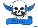 jessica blue skull